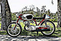 1966 cb160 motorbike A4 Photo Print