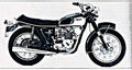 1966 t100r motorbike A4 Photo Print