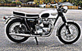 1966 t120r motorbike A4 Photo Print