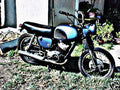 1966 ym2 motorbike A4 Photo Print