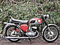 1967 bsa d10 motorbike A4 Photo Print