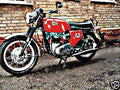 1967 bsa spitfire motorbike A4 Photo Print