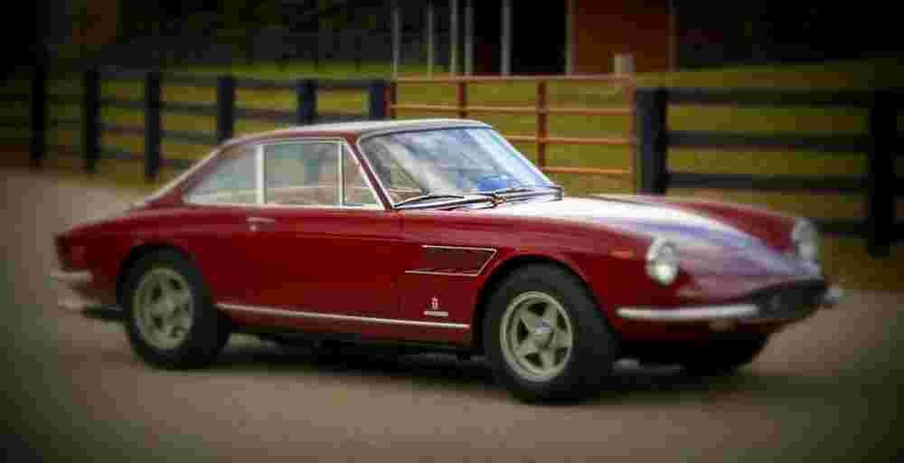 1967 ferrari 365 gtc speciale A4 Photo Print