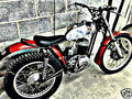 1967 sprite motorbike A4 Photo Print