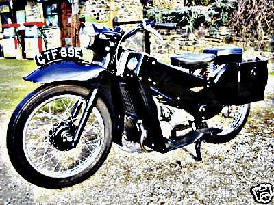 1967 velocette motorbike A4 Photo Print