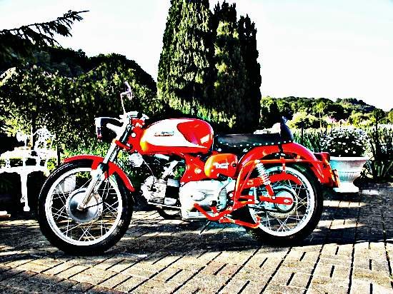 1968 Aermacchi motorbike A4 Photo Print