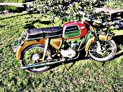 1968 Dkw motorbike A4 Photo Print