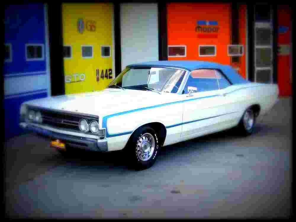 1968 ford torino gt convertible A4 Photo Print