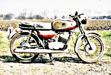 1968 t200 motorbike A4 Photo Print