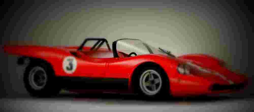 1969 Abarth 2000 Sport Spider Prototipo A4 Photo Print