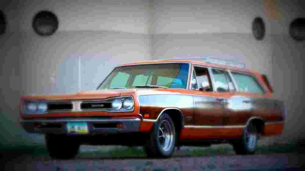 1969 Dodge Coronet 500 Wagon A4 Photo Print