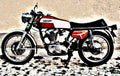 1969 Ducati Desmo motorbike A4 Photo Print