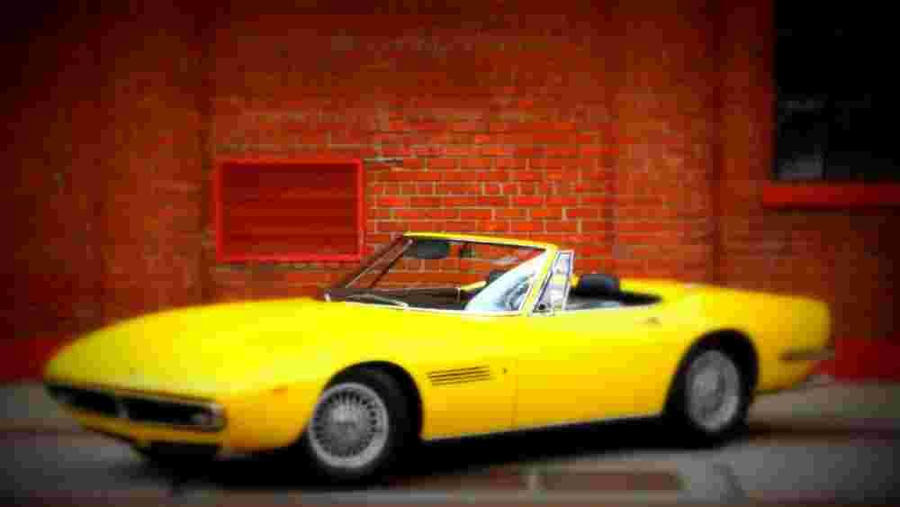 1969 Maserati Ghibli Spyder A4 Photo Print