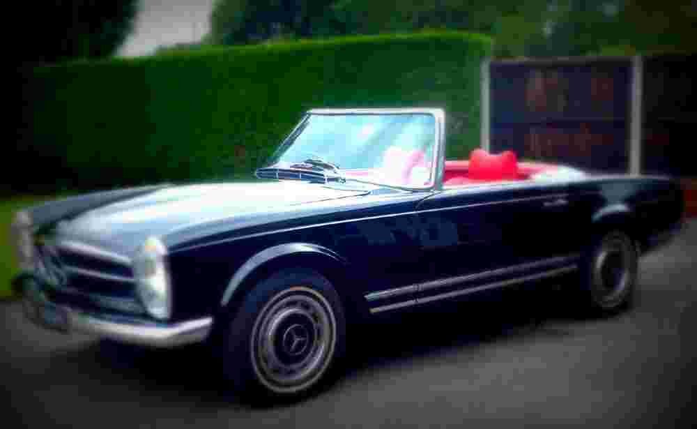 1969 Mercedes Benz 280SL A4 Photo Print