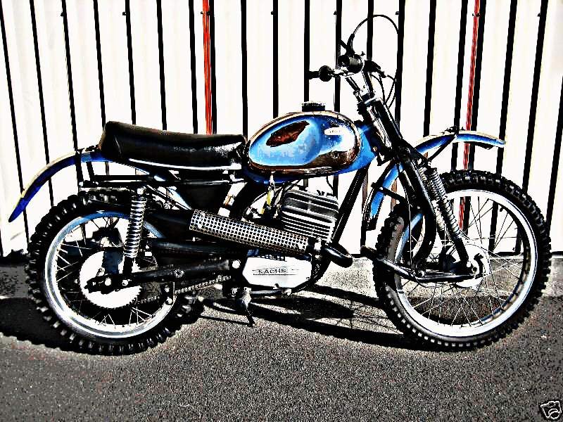 1969 Sachs 125 motorbike A4 Photo Print