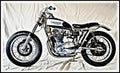 1969 Triumph Trackmaster motorbike A4 Photo Print