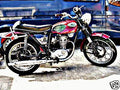 1969 bsa starfire motorbike A4 Photo Print