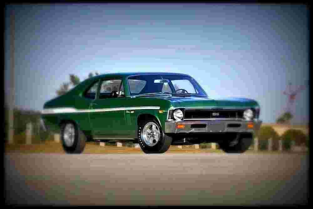 1969 chevrolet yenko nova A4 Photo Print