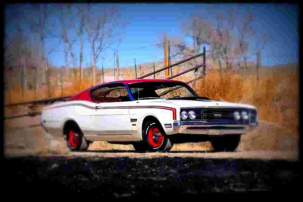 1969 mercury cyclone spoiler yarborough special A4 Photo Print