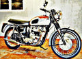 1969 t120 motorbike A4 Photo Print