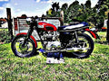 1969 tr6r motorbike A4 Photo Print