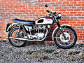 1969 triumph trophy motorbike A4 Photo Print