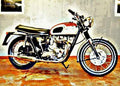 1969 trophy tr6 motorbike A4 Photo Print