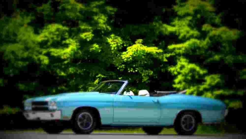 1970 Chevrolet Chevelle LS6 Convertible A4 Photo Print