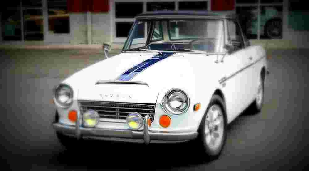 1970 Datsun 1600 Roadster A4 Photo Print