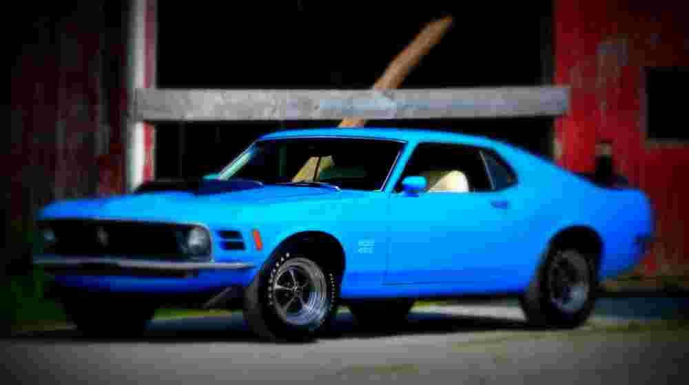 1970 Ford Mustang Boss 429 Fastback A4 Photo Print