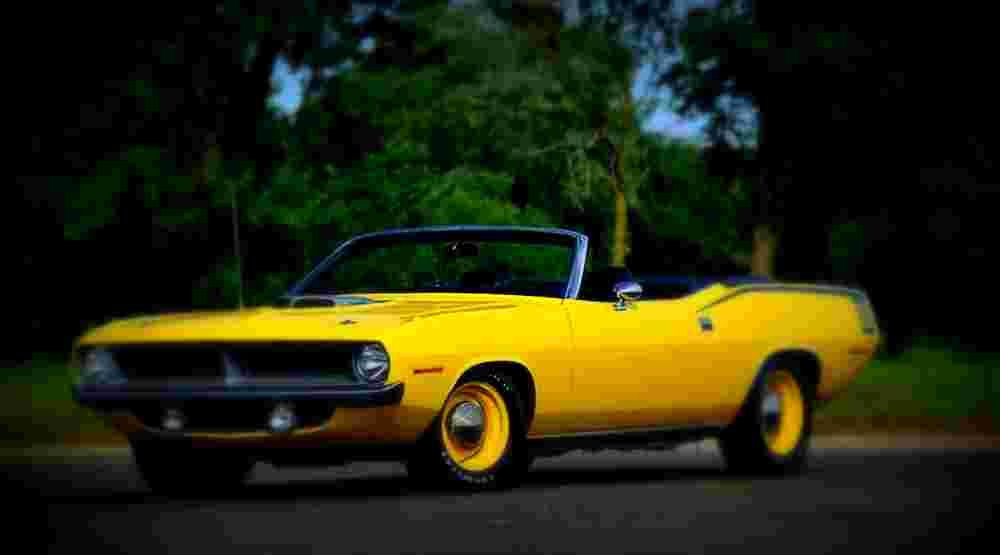 1970 Plymouth Hemi Cuda Convertible A4 Photo Print