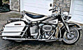 1970 flh motorbike A4 Photo Print