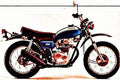 1970 sl350 motorbike A4 Photo Print