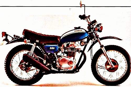 1970 sl350 motorbike A4 Photo Print