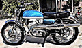 1970 t250 motorbike A4 Photo Print