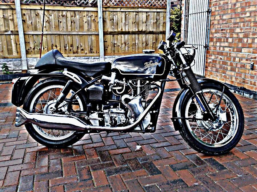 1970 thruxton motorbike A4 Photo Print