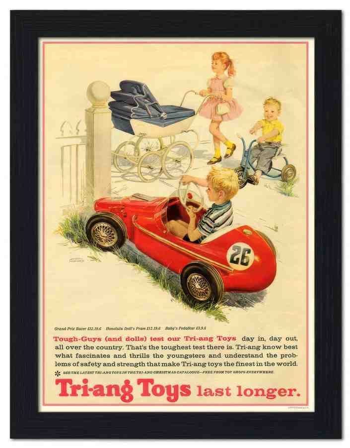 1970 tri ang toys 2 Vintage Advert A4 Photo Print