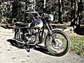 1970 triumph daytona (2) motorbike A4 Photo Print