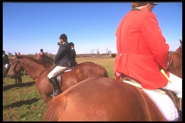 197061 Horsemen, Fox Hunt A4 Photo Print