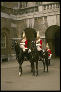 197079 Buckingham Palace Horsemen A4 Photo Print