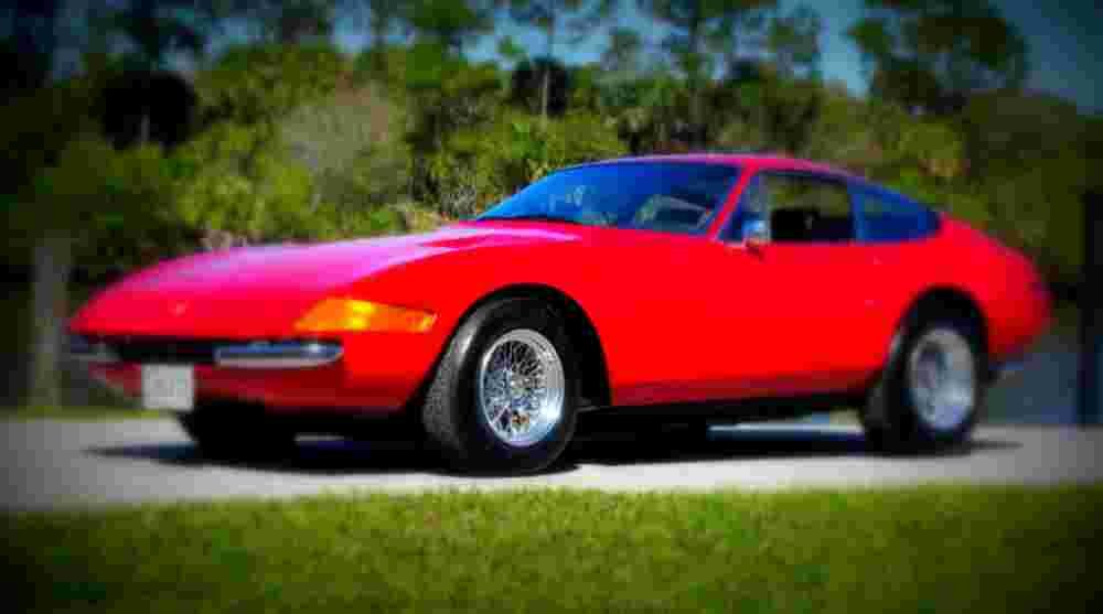 1971 Ferrari 365 GTB4 Daytona A4 Photo Print