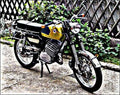 1971 Hercules motorbike A4 Photo Print