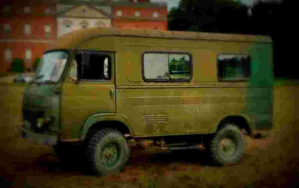 1971 SAVIEM TP3L39 4x4 Gun Bus A4 Photo Print
