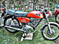 1971 cs3 motorbike A4 Photo Print
