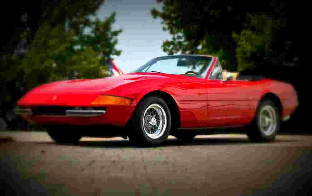 1971 ferrari 365 gtb 4 daytona A4 Photo Print