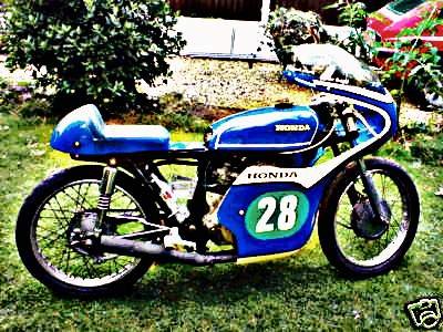 1971 honda cb175 motorbike A4 Photo Print