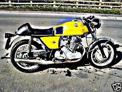 1971 laverda 750 motorbike A4 Photo Print