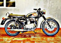 1971 thunderbolt motorbike A4 Photo Print