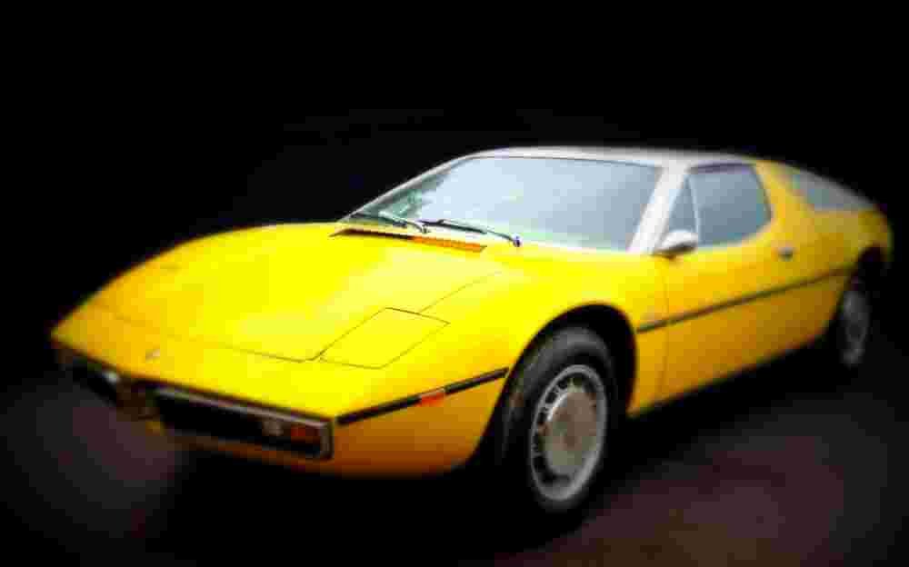 1972 Maserati Bora A4 Photo Print