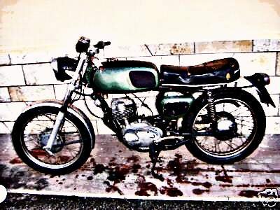 1972 Moto Morini Corsaro motorbike A4 Photo Print